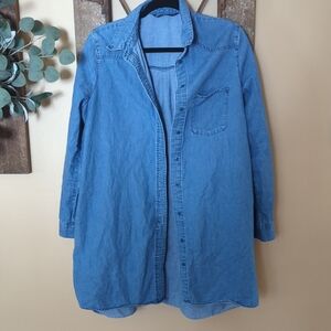 Zara Denim Dress Shirt